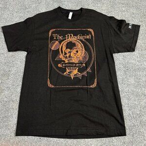 The Machinist T-shirt L  Black Morte Tour Double Sided Band Tee